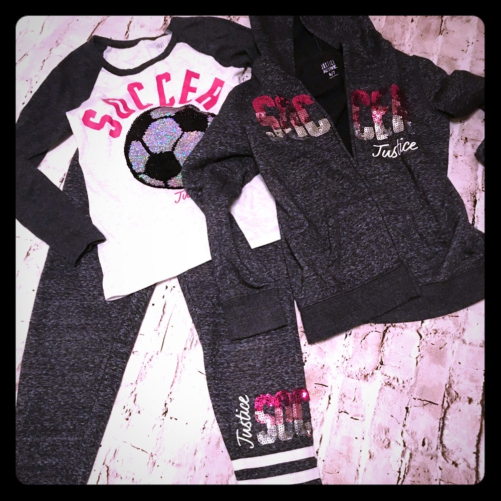 Justice Girl’s Soccer Outfit